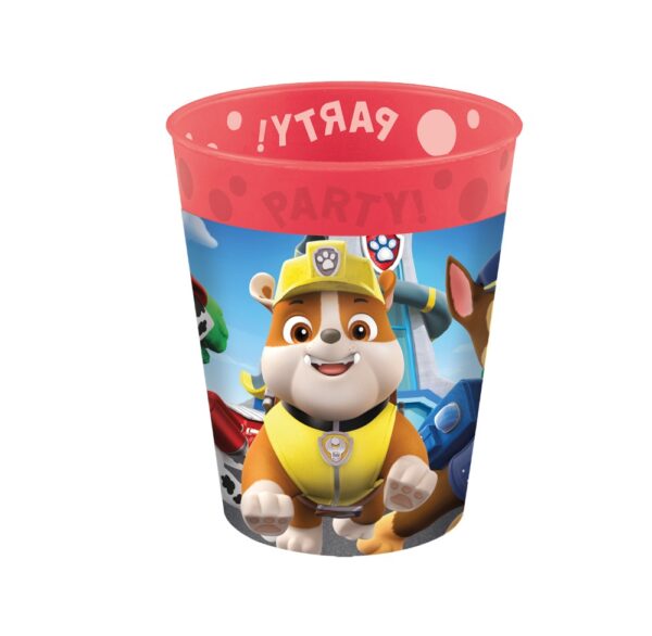 4 Reusable Party Cups 250ml - Paw Patrol - Rescue Heroes