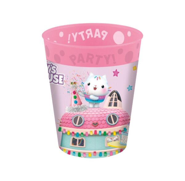 4 Reusable Party Cups 250ml - Gabby's Dollhouse