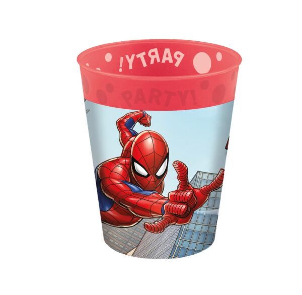 4 Reusable Party Cups 250ml - Spider-Man Crime Fighter