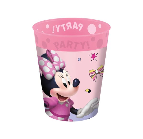 4 Reusable Party Cups 250ml - Minnie Junior