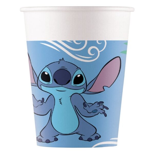 8 FSC Paper Cups 200ml (WM) - Stitch & Angel