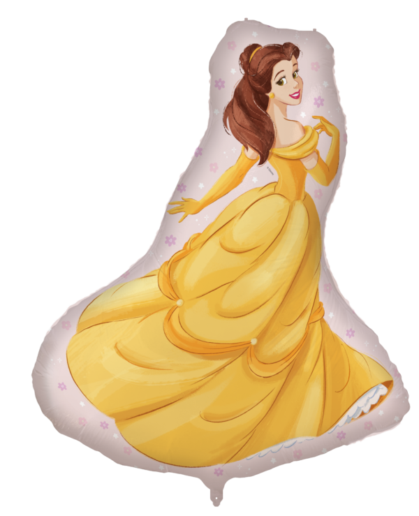 Foilballoon Shaped 97x80,5 cm - Princess Yellow dress Full Body