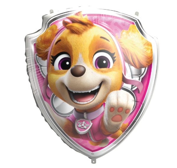 Foilballoon Shaped 60,2x 52,2 cm -Paw Patrol Sky