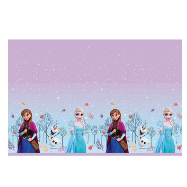 1 Plastic Tablecover 120Χ180cm - Frozen Idyllic Wonder