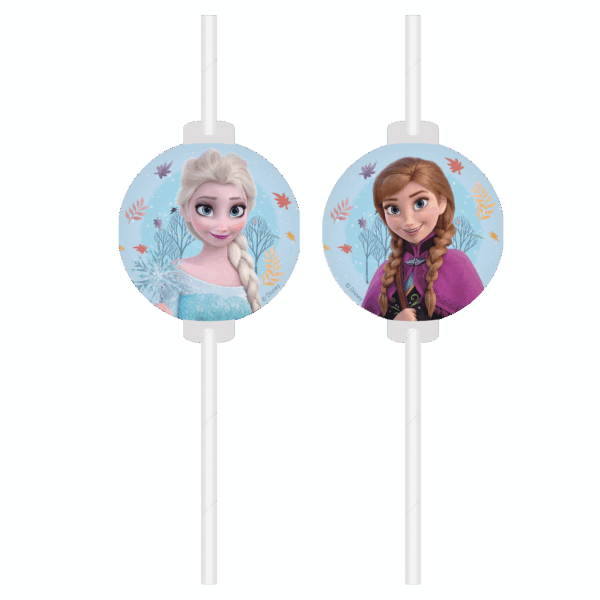 4 Paper Straws FSC - Frozen Idyllic Wonder