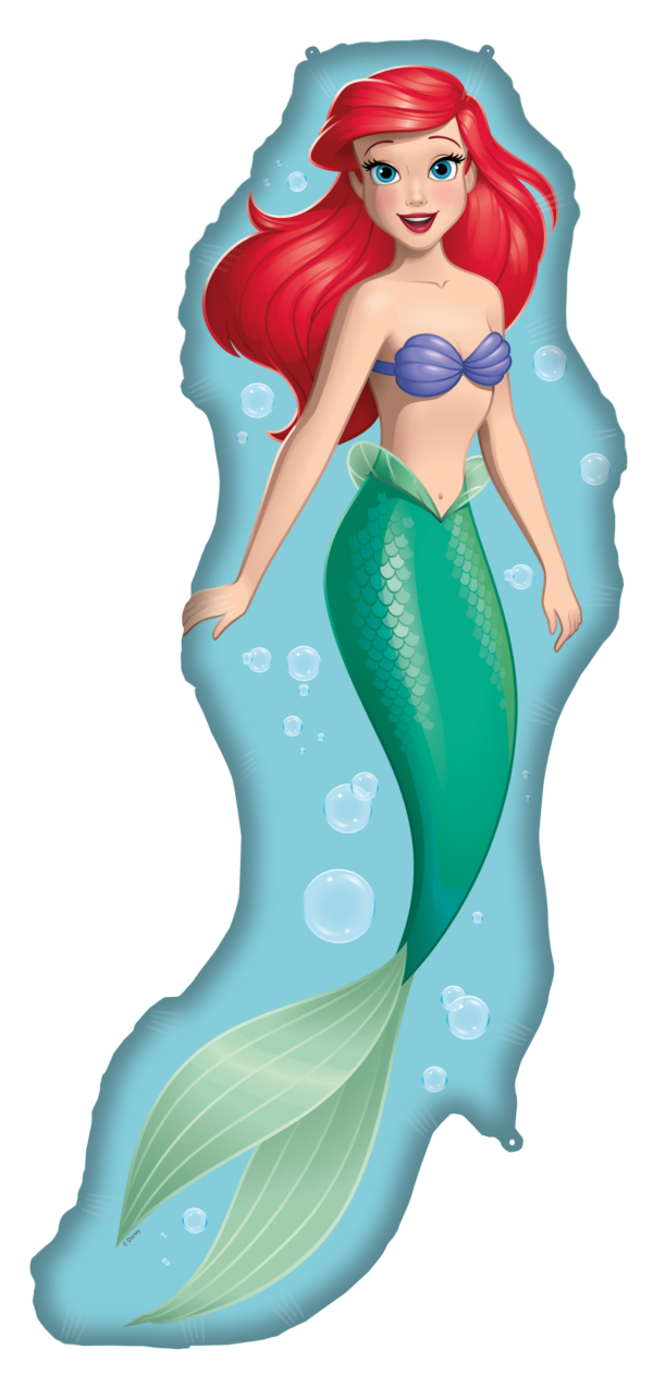 Foilballoon Shaped 99x60 cm - Ariel