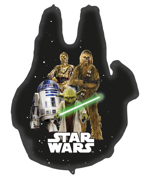 Foilballoon Shaped 101x84 cm - Star Wars