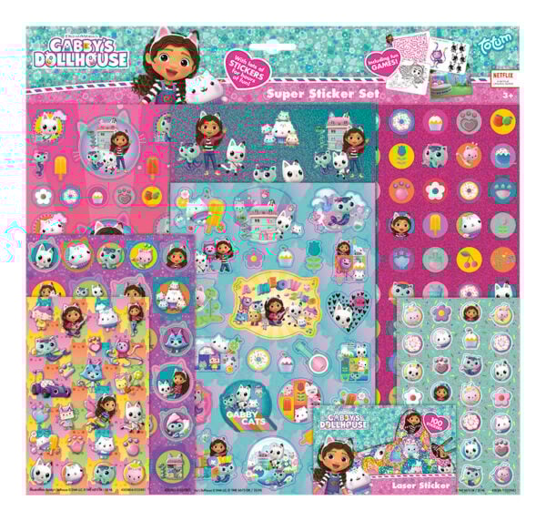 Super sticker set Gabby's Dollhouse