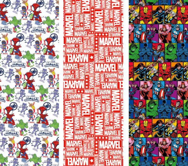 Paper Giftwrap, 70 x 200cm - Marvel - Image 3